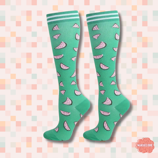 Watermelon Compression Socks