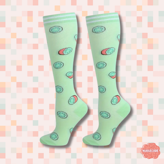 Kiwi Fruit Compression Socks