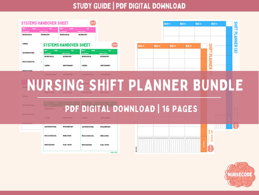Nursing Shift Planner Bundle