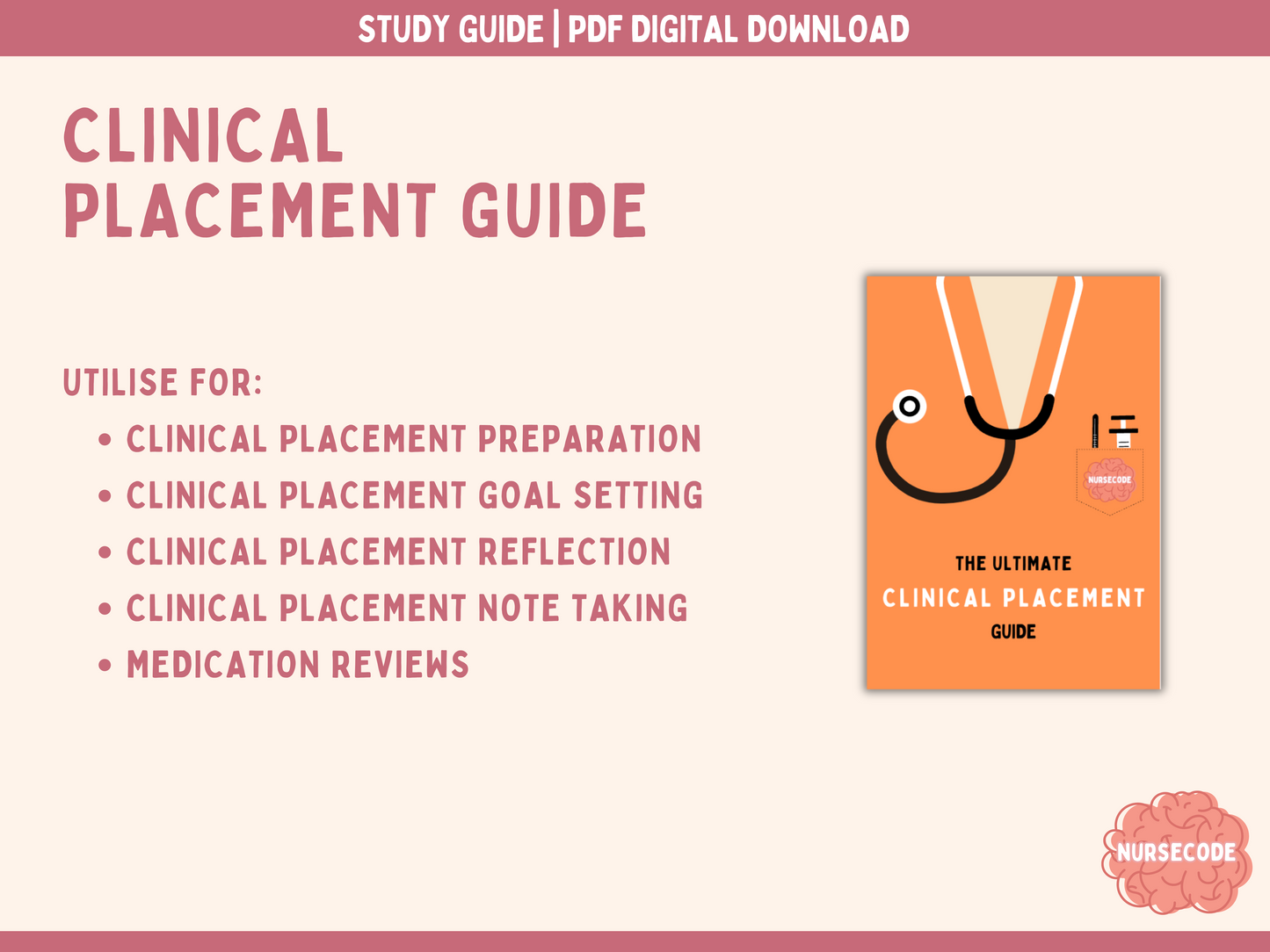 The Ultimate Clinical Placement Guide for Nursing Students